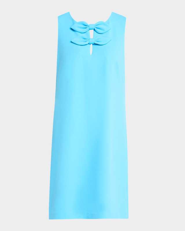 Martina Bow Sleeveless Mini Dress